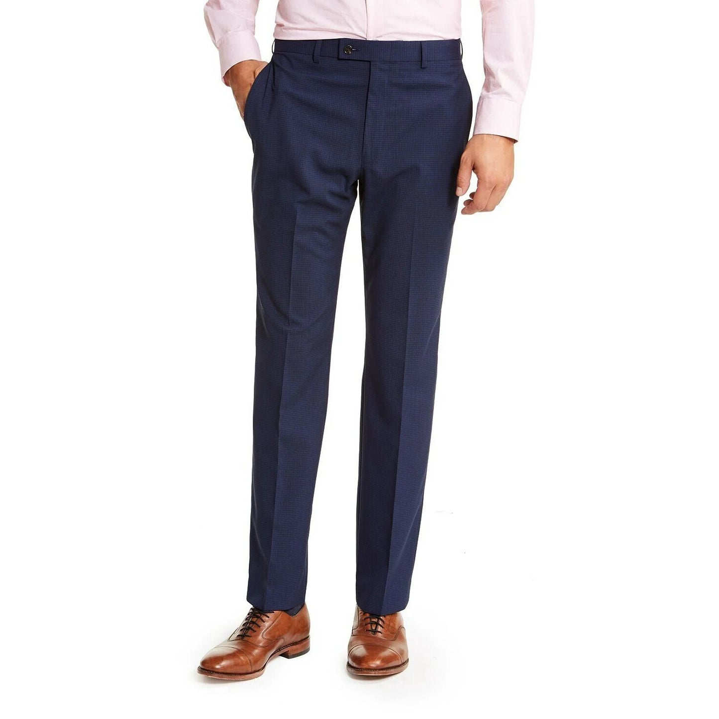 Lauren Ralph Lauren Men's Classic-Fit UltraFlex Stretch Suit Pants  Color Blue Plaid W32xL30