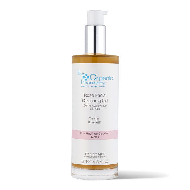 The Organic Pharmacy Rose Facial Cleansing Gel For All Skin 3.4oz