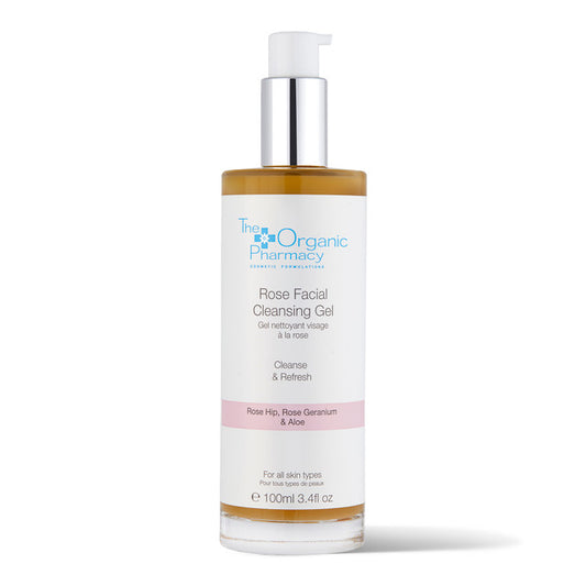 The Organic Pharmacy Rose Facial Cleansing Gel For All Skin 3.4oz