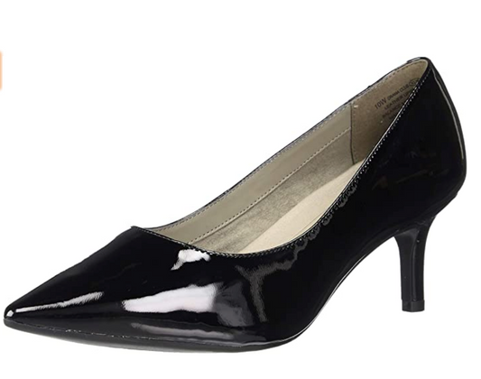 Aerosoles Women's Drama Club Pumps Color Black Patent Size 9.5M