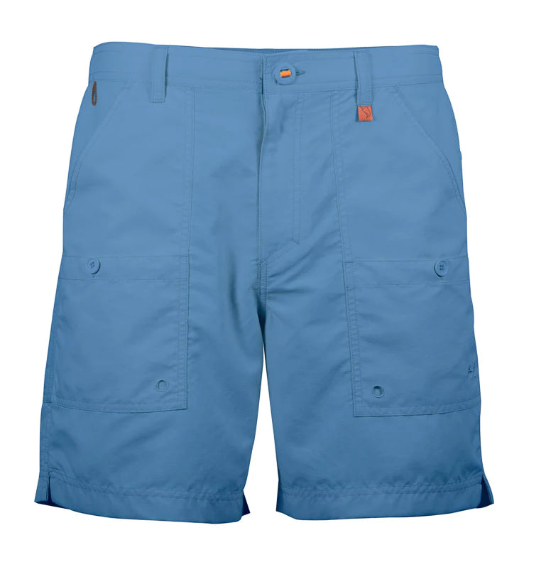 Salt Life Men's Topwater 8.5" Hybrid Fishing Shorts  Color Chambray Size L