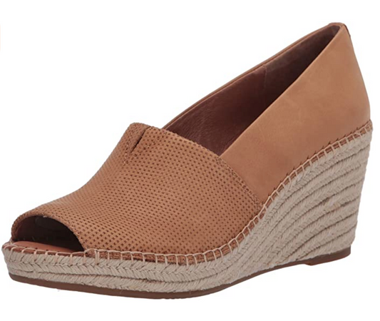 Gentle Souls by Kenneth Cole Women's Charli A-Line 2 Espadrille Wedge Sandals  Color Tan Size 9M