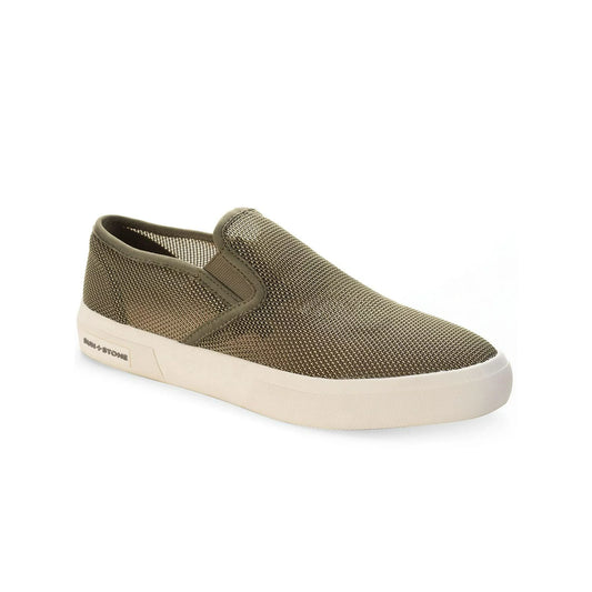 Sun+Stone Men's Lyle Slip-On Sneakers  Color Olive Size 9.5