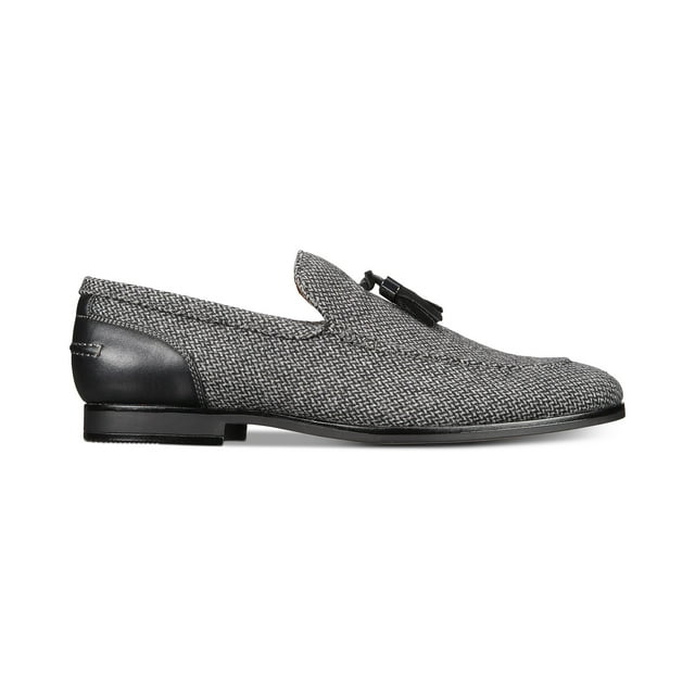 Bar III Men's Slip-on Loafers  Color Gray Tweed Size 8.5M