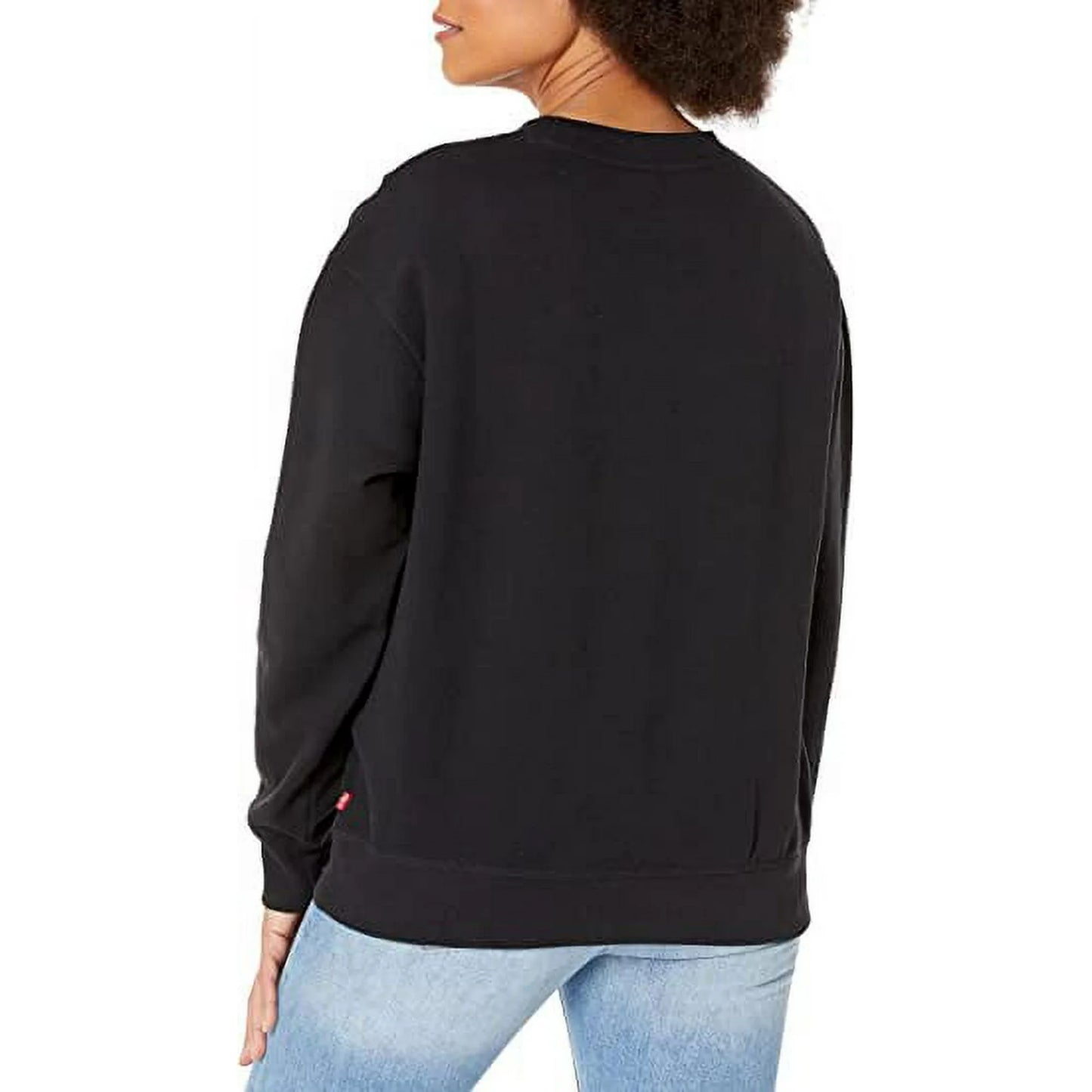 Levi's Women's Graphic Standard Crewneck Sweatshirt  Color Black Size S