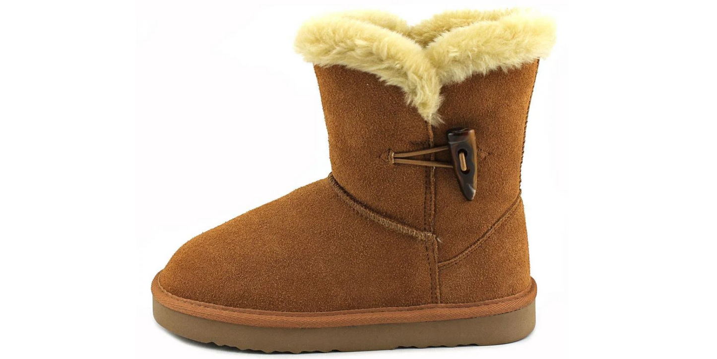 Style & Co Tiny2 Cold Weather Comfort Boots  Color Chestnut  Size 9M