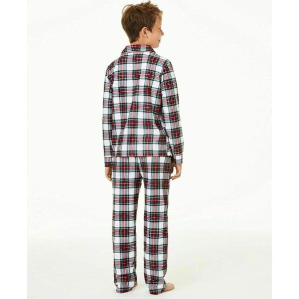 Family Pajamas Toddler Boys 2-Pc PJ Set  Color Stewart Plaid Size 2T-3T