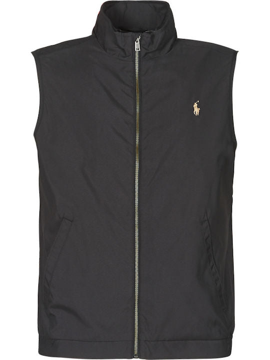 Polo Ralph Lauren Men's Blouson Sans Manche Sleeveless Jacket Color Black Size S