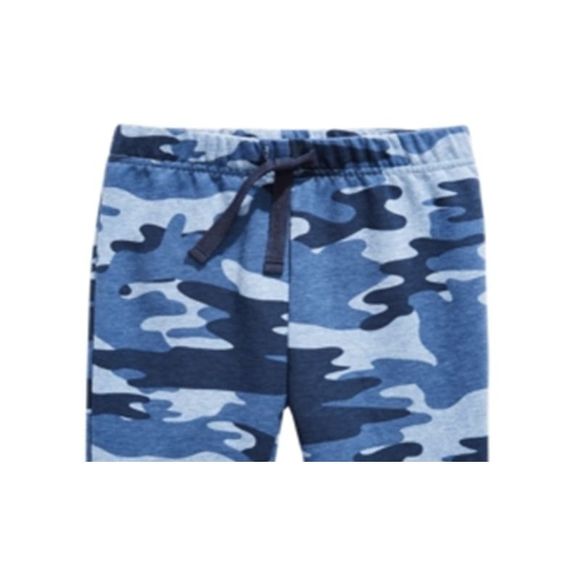 First Impressions Baby Boy Camo Jogger  Color Blue Nile Heather Size 3-6 months