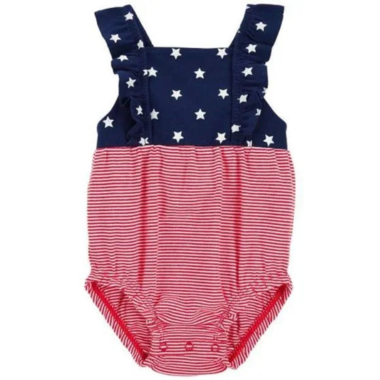 Carters Baby Girls 4th of Jul Bodysuit  Multicolor Size 18 months