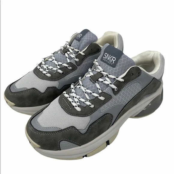 SNKR Project Men's Park Avenue Casual Sneaker Shoes  Color Gray Size 8M