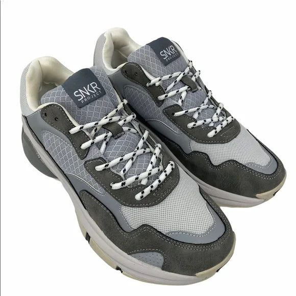 SNKR Project Men's Park Avenue Casual Sneaker Shoes  Color Gray Size 8M