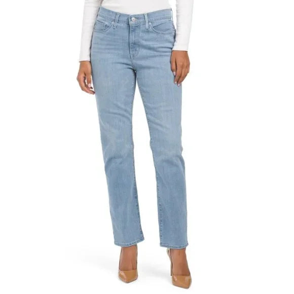 Levi's Women's Classic Straight-Leg Jeans  Color Oahu Morning Dew Size 8R