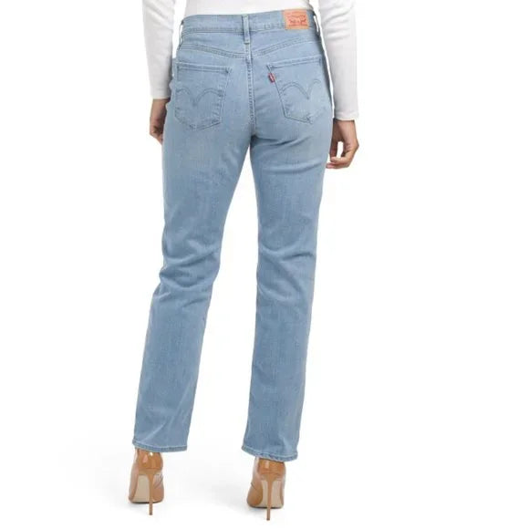 Levi's Women's Classic Straight-Leg Jeans  Color Oahu Morning Dew Size 8R