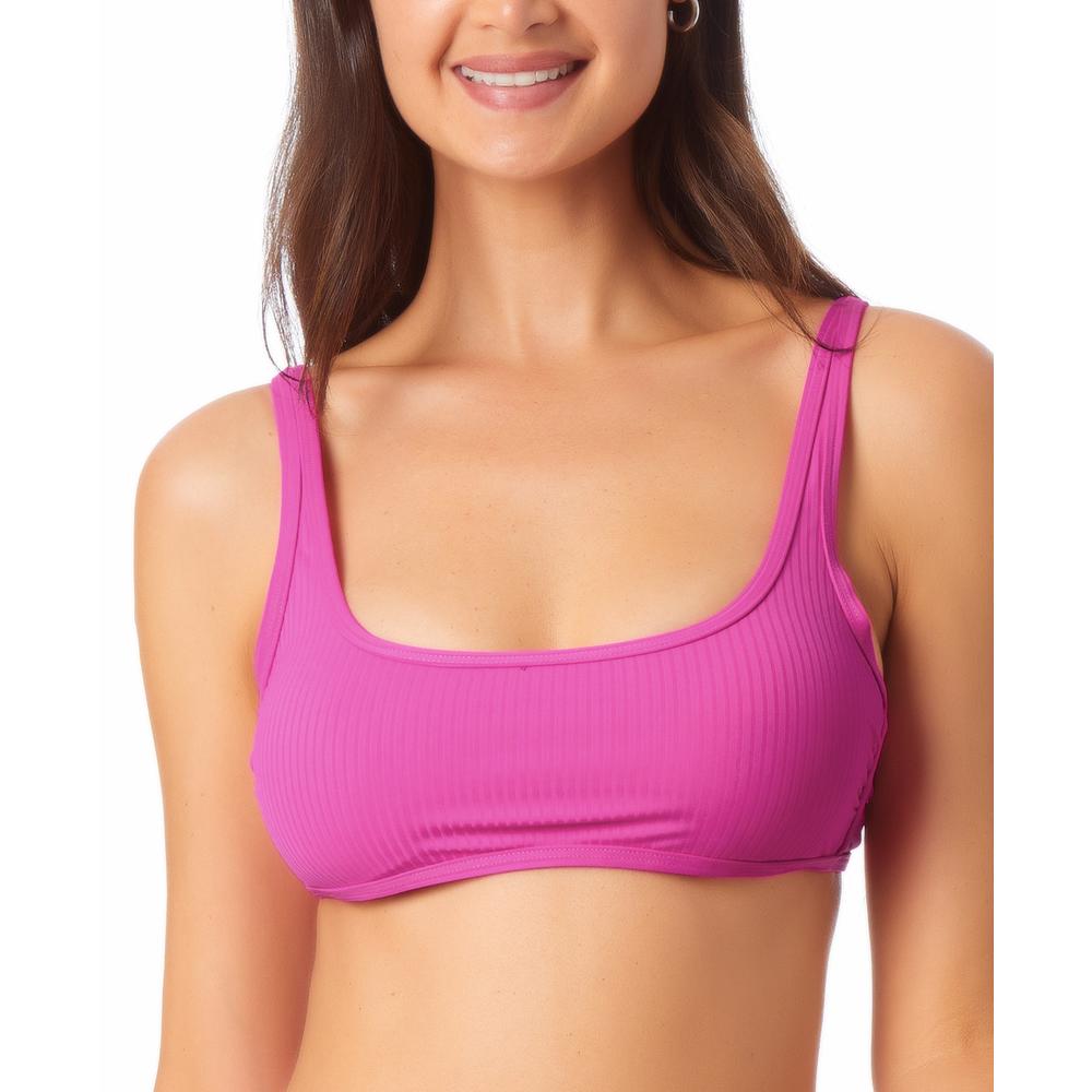 California Waves Bralette Bikini Top  Color Fuschia Sizzle Size S