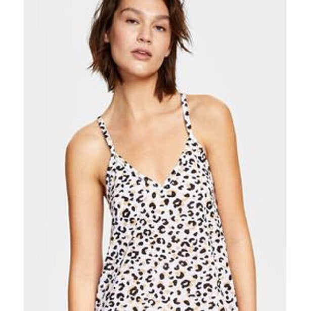 Miken Juniors Animal-Print Cover-Up  Color White Cheetah Print Size M