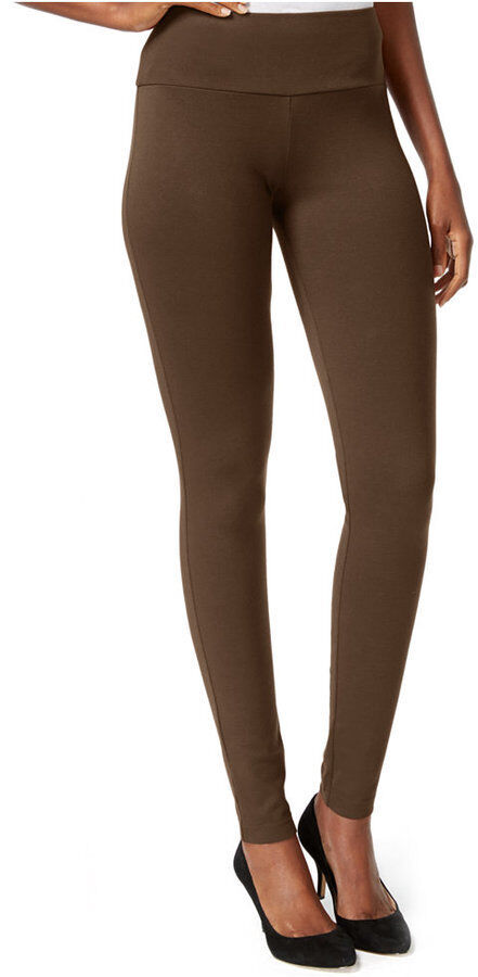 INC International Concepts Women's Pull-On Ponte Skinny Pants  Color Deep Sienna Size 10