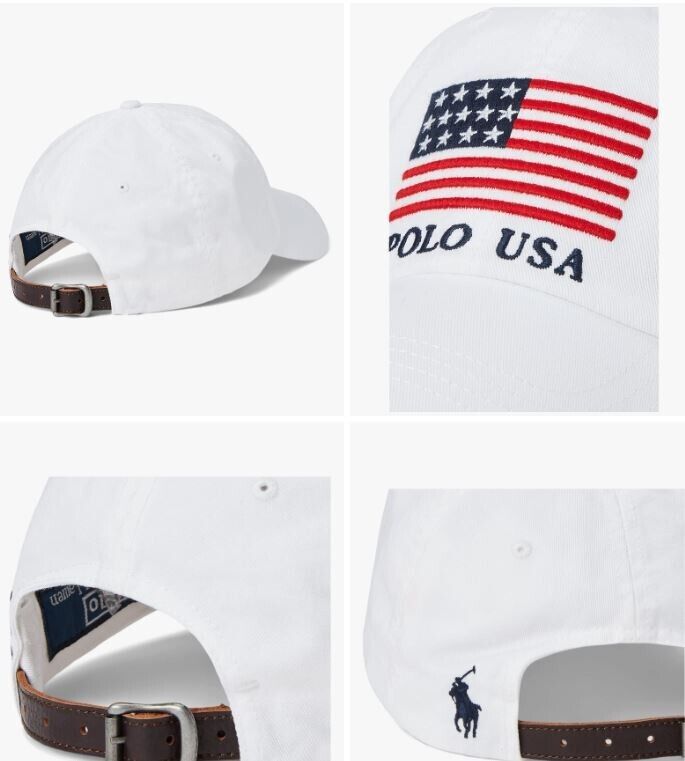 Polo Ralph Lauren Men's Polo Bear Chino Ball Cap  Color Pure White No Size