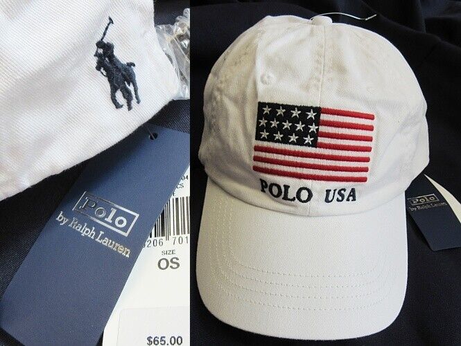 Polo Ralph Lauren Men's Polo Bear Chino Ball Cap  Color Pure White No Size