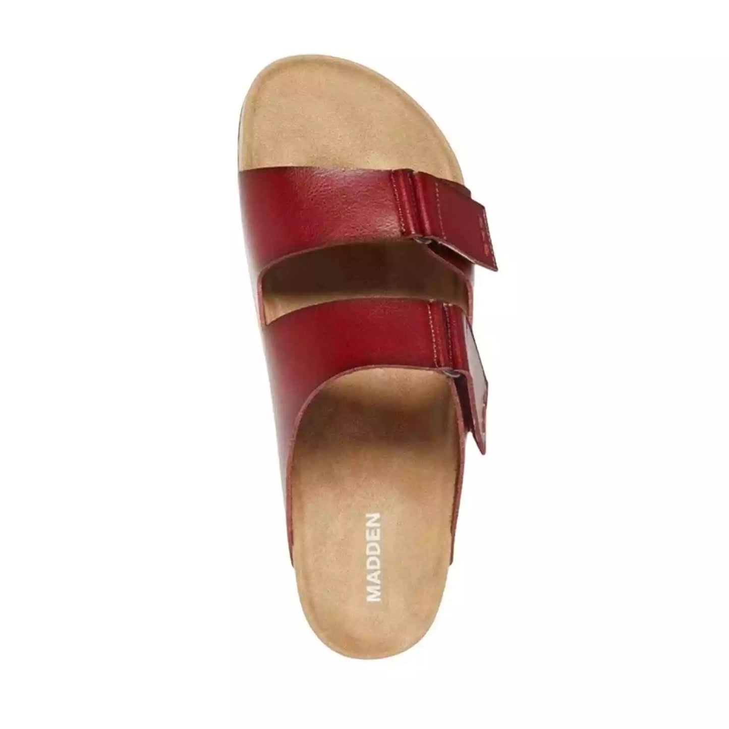 Madden Men Men's Tisson Double Strap Sandals  Color Cognac Size 10.5