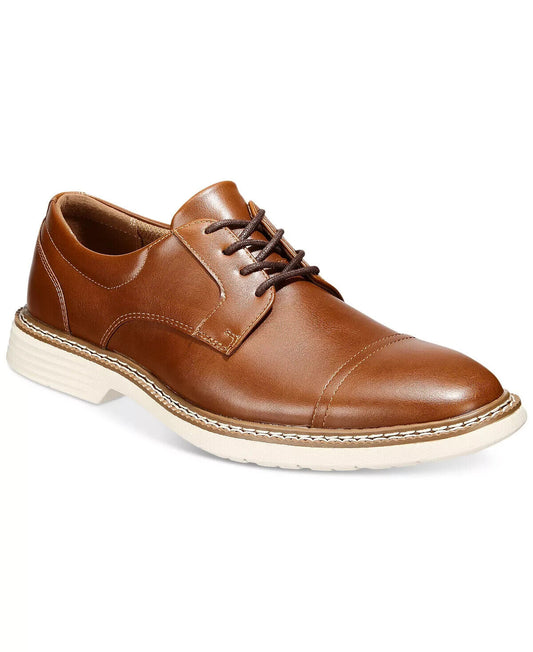 Alfani Men's Tolland Hybrid Cap-Toe Oxfords  Color Brown Size 9.5M