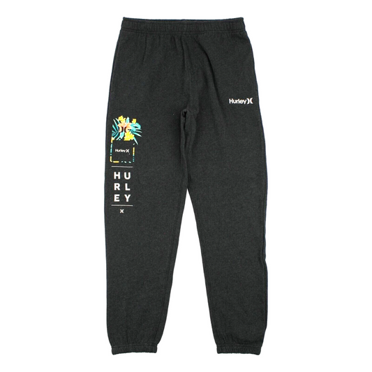 Hurley Men's O&O Aloha Summer Fleece Sweatpants  Color Black Heather Size S