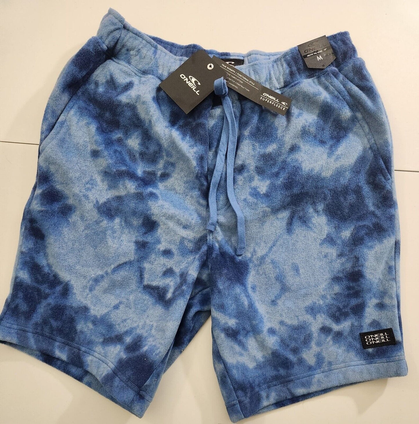 O'Neill Men's Glacier Print Fleece Shorts  Color Pacific Size M