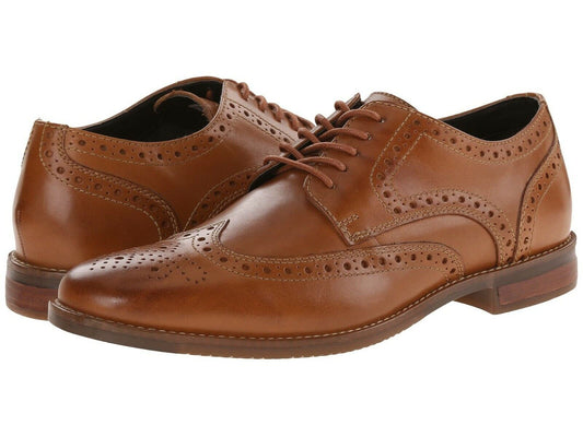 Rockport Men's Style Purpose Wingtip Shoes  Color Tan Size 7M