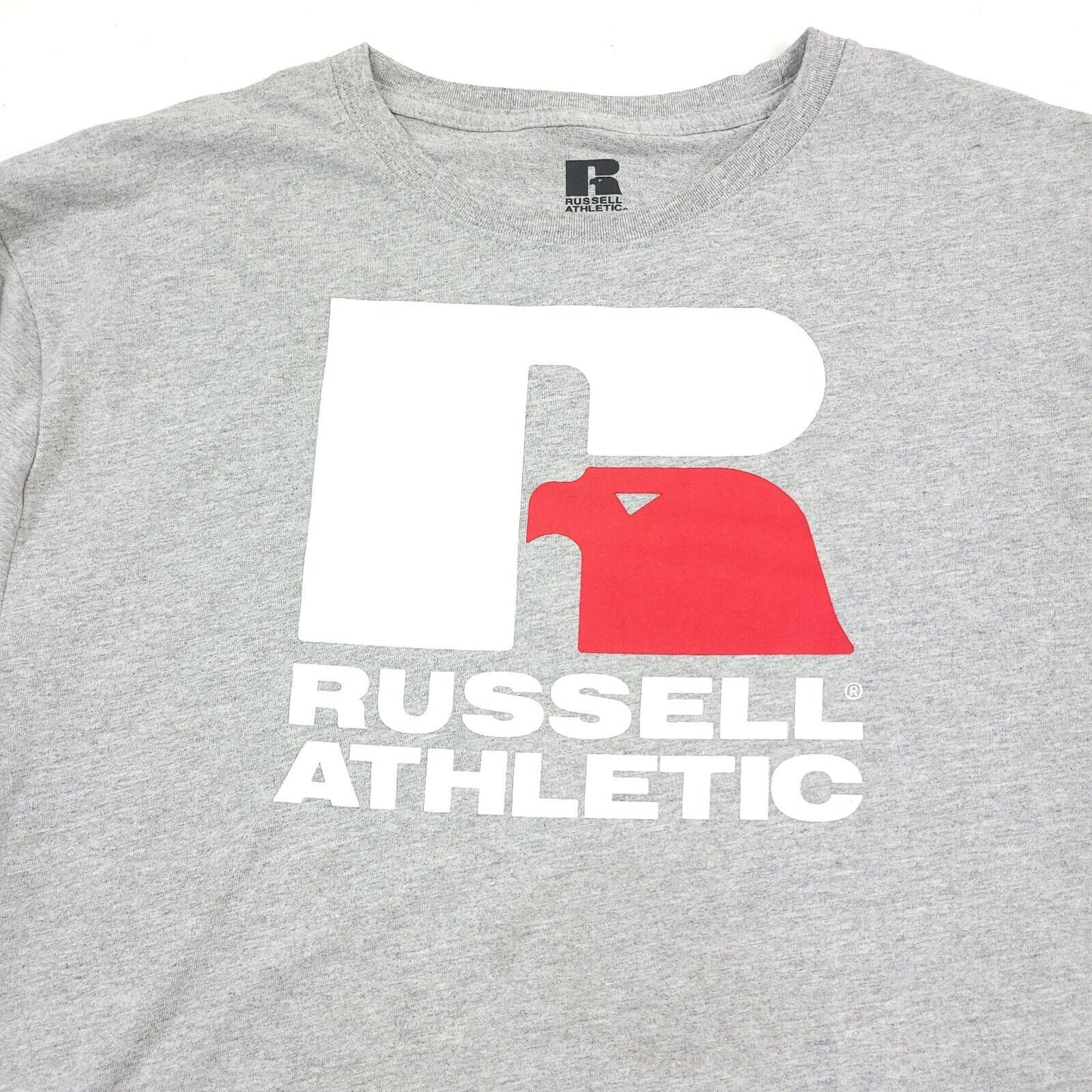 Russell Athletic Men's Lawrence Logo Graphic T-Shirt  Color Gray Heather Size L