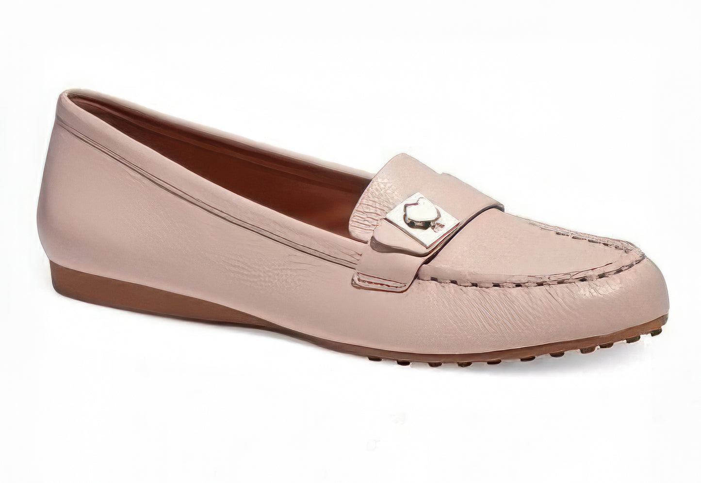 kate spade new york Women's Camellia Pebble Leather Loafers  Color Pale Vellum Size 6M