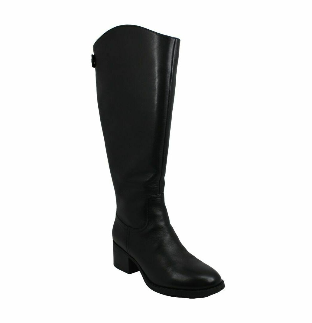 INC International Concepts Ceriel Closed Toe Knee High Boots  Color Black Size 11M Wide Calf