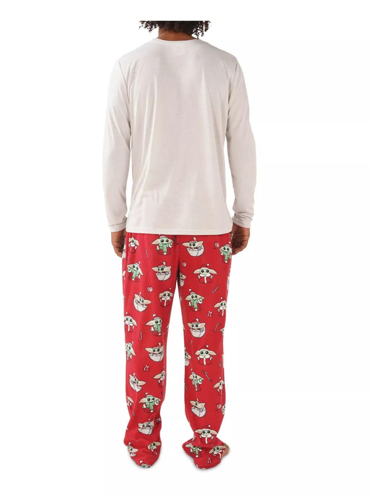 Munki Munki Men's Gorgu Holiday Pajama Set  Color Red Size S