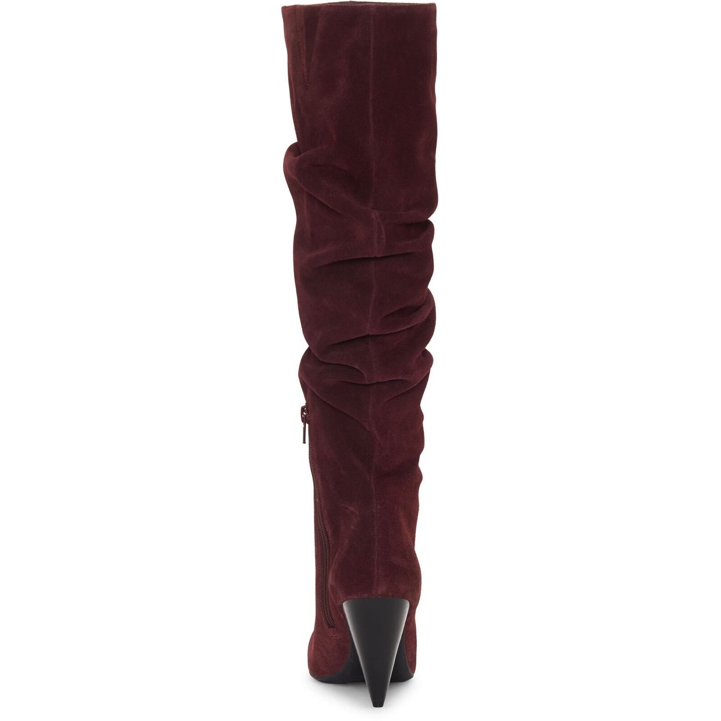 INC International Concepts Gerii Knee-High Riding Boots  Color Maroon Suede Size 10M