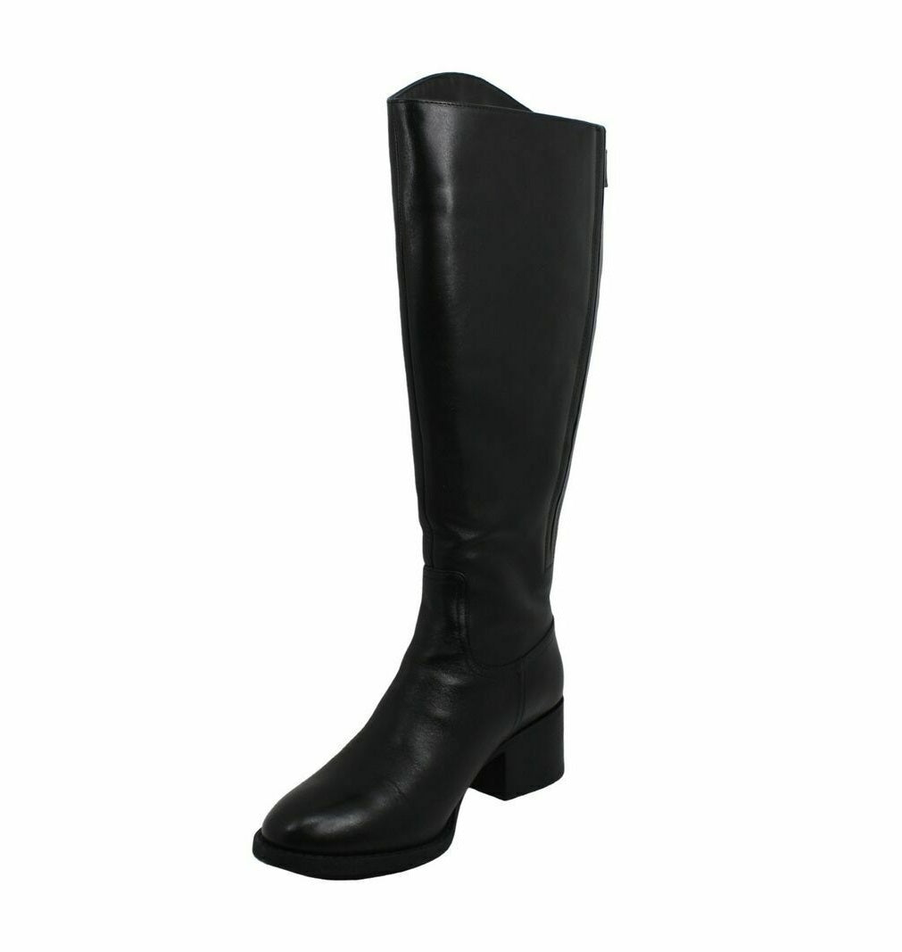 INC International Concepts Ceriel Closed Toe Knee High Boots  Color Black Size 11M Wide Calf