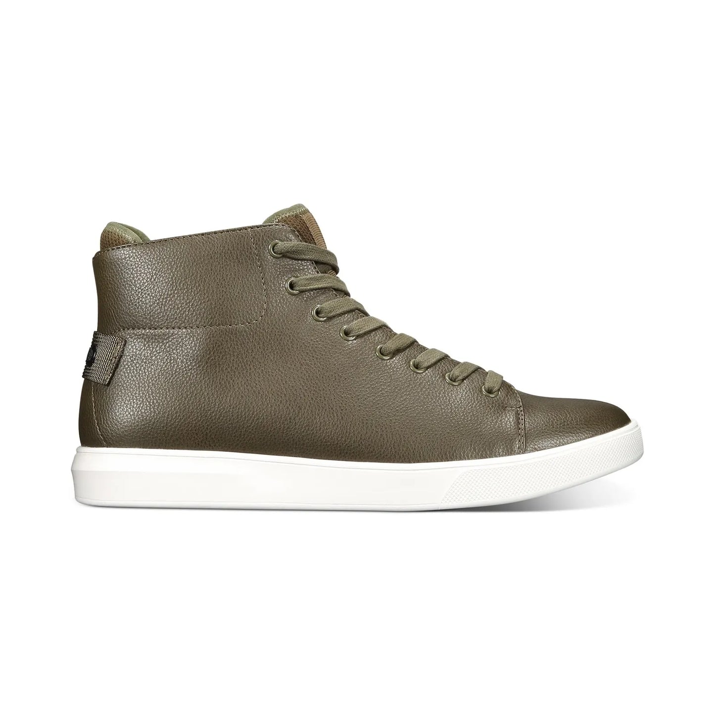 KINGSIDE Men's William High Top Sneakers  Color Olive Size 8