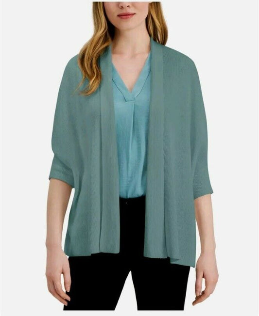 Alfani Women's Dolman-Sleeve Cardigan Sweater  Color Precious Jade Size L