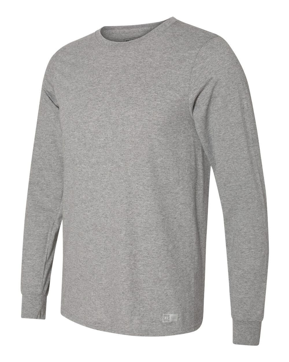 Russell Athletic Men's Essential Long-Sleeve T-Shirt Color Gray