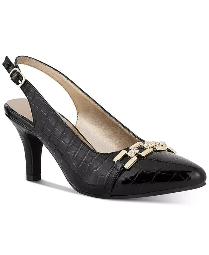 Karen Scott Women's Gildda Slingback Pumps  Color Black Size 9M