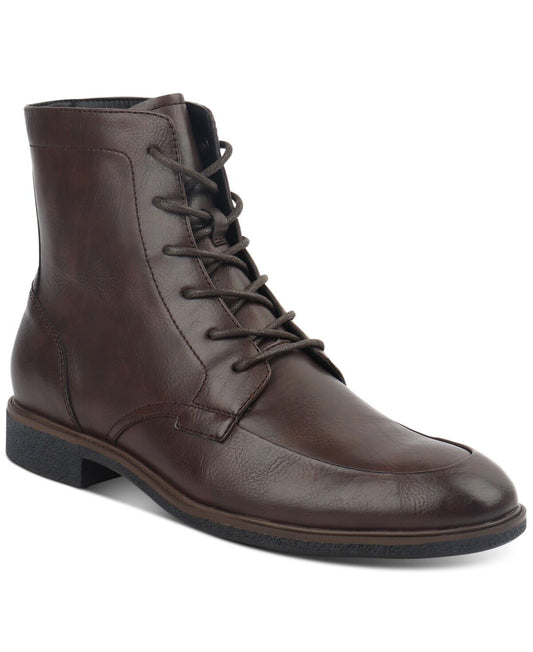 Alfani Mens Oliver Boot  Color Chocolate Size 8.5