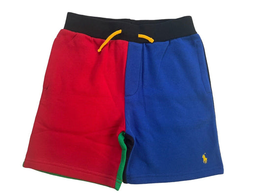 Polo Ralph Lauren Big Boys Fleece Shorts  Colorblock Multi Size L (14-16)