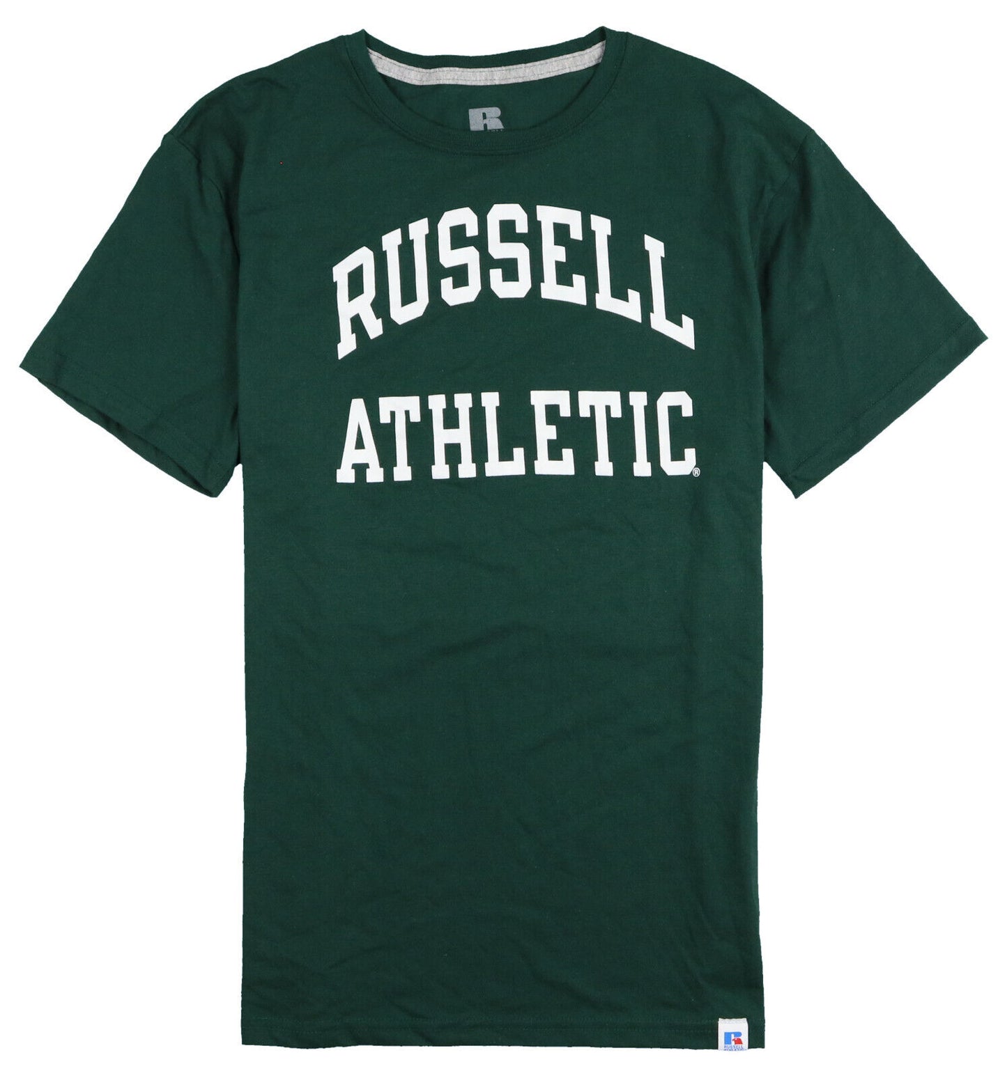 Russell Athletic Men's Archie Logo Graphic T-Shirt  Color Pine Green Size S