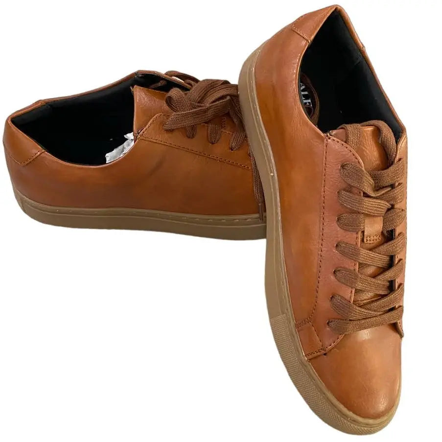 Alfani Men's Grayson Lace-Up Sneakers  Color Tan/Tan Size 9