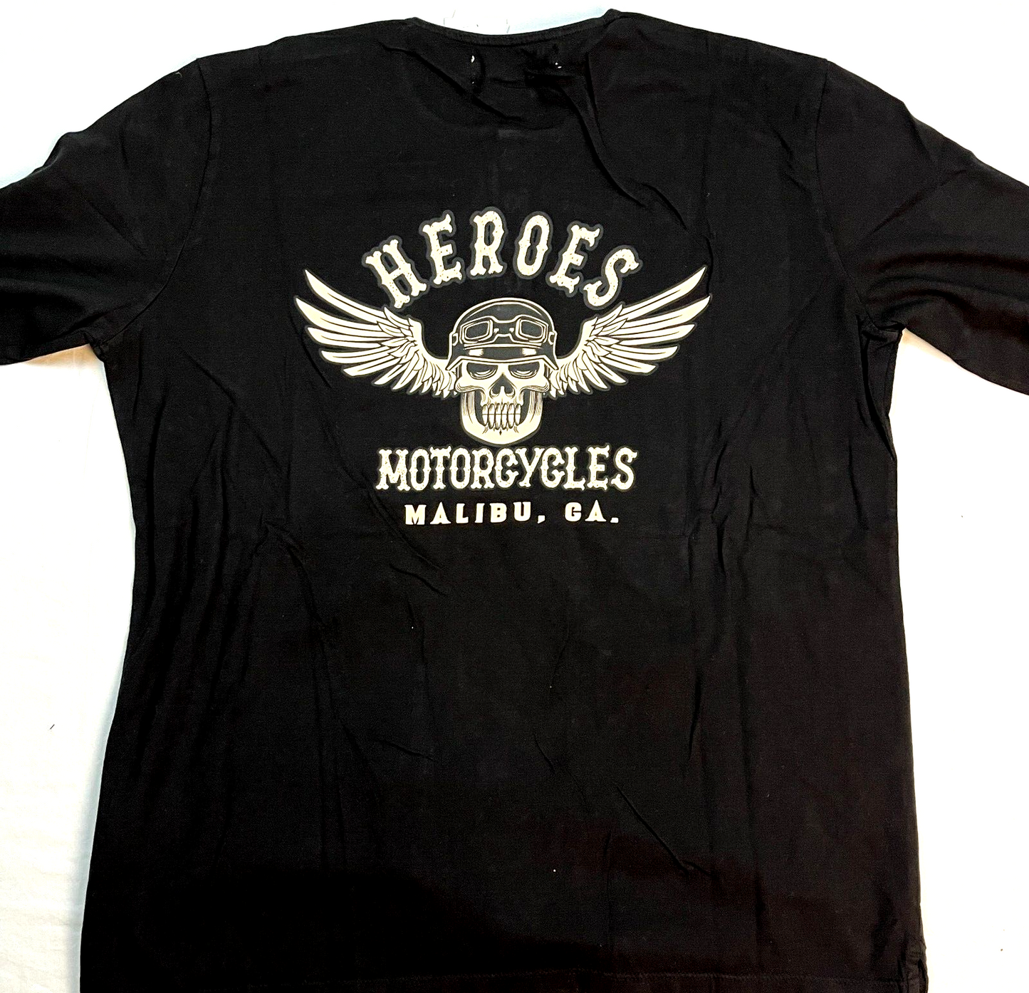 Heroes Motors Men's Malibu Flying Long-Sleeve T-Shirt  Color Black Size M