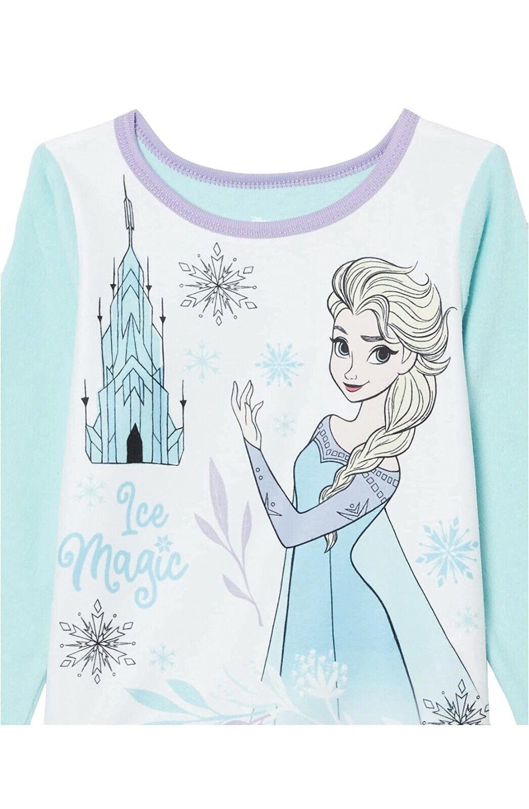 Disney Girls' Frozen Elsa Castle Pajama Set   Color Blue Size 3T