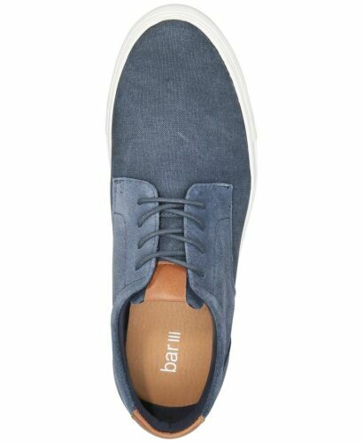 Bar III Mens Snyder Sneakers  Color Navy Size 8.5M