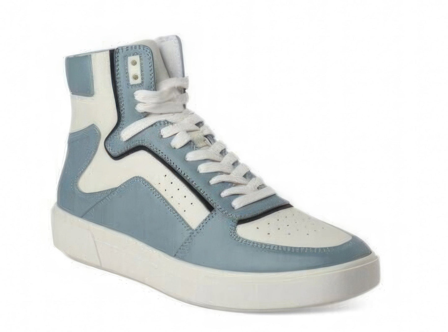 INC International Concepts Men's Keanu High-Top Sneakers  Color Lt Blue Size 7M