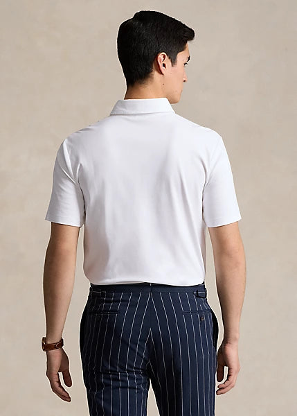 Polo Ralph Lauren Men's Classic-Fit Soft Cotton Polo Shirt  Color New White Size XL
