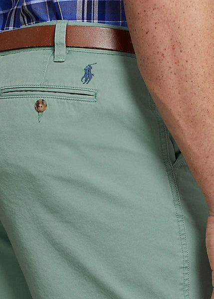 Polo Ralph Lauren Men's 10-Inch Relaxed Fit Twilight Chino Shorts  Color Faded Mint Size 28