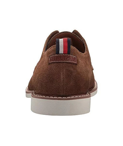 Tommy Hilfiger Men's Garson Oxford  Color Medium Brown Suede Size 10.5M