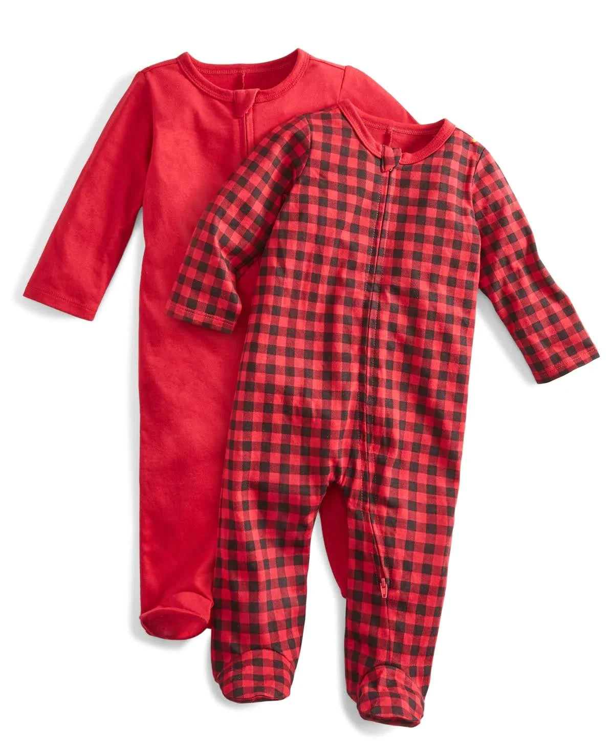 First Impressions Baby Girls/Boys Precious 2-Pc Coverall  Color Cherry Red Size 0-3 months